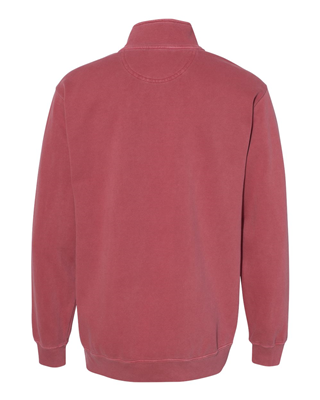 Quarter Zip Sweatshirt - Crimson